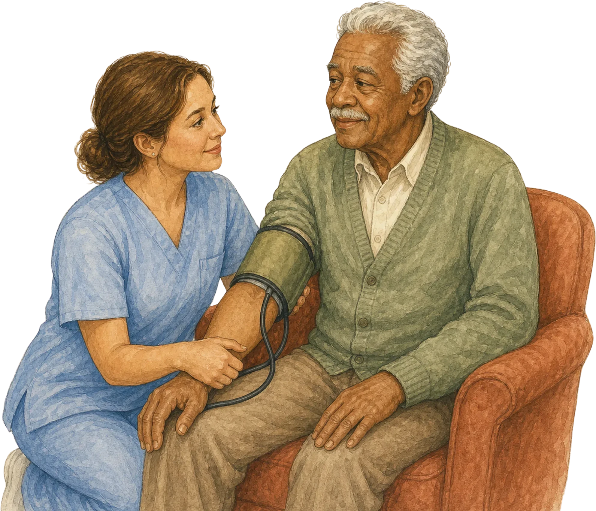A certified nursing assistant caring for an elderly patient, CNA classes in Charlotte, North Carolina